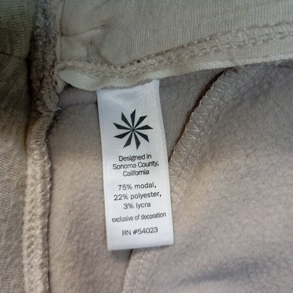 Athleta Pants Joggers Women Heathered Gray Drawstring Waist & Zipper Pockets S - Picture 6 of 10